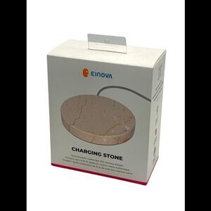 Einova Wireless Charging Stone with 10W Fast Charging Cream Marble